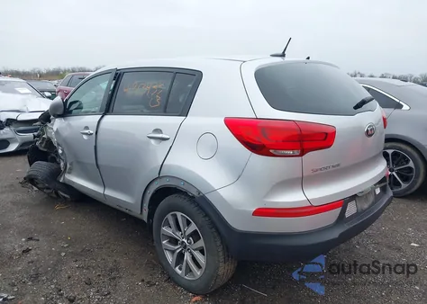 2016 Kia Sportage Lx z USA, uszkodzony, nr VIN KNDPBCAC0G7845189